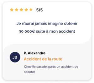 Avis cheville cassée après un accident