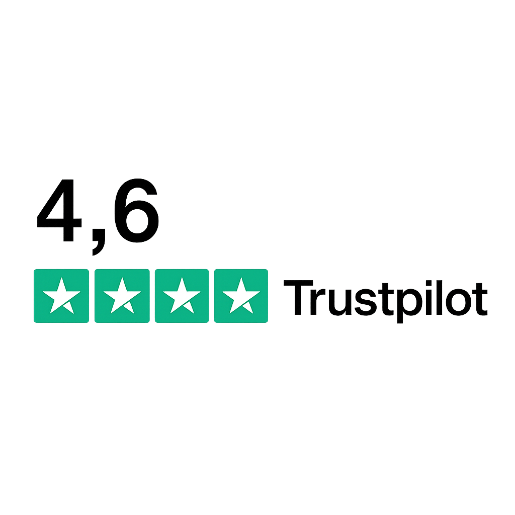 Trustpilot 4,6 étoiles